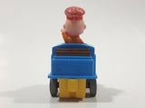 1989 Peanuts Charlie Brown Cartoon Character in Pullback Motorized Friction Toy Train Vehicle McDonald's Happy Meal Not Working
