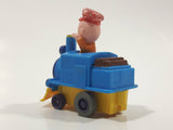 1989 Peanuts Charlie Brown Cartoon Character in Pullback Motorized Friction Toy Train Vehicle McDonald's Happy Meal Not Working
