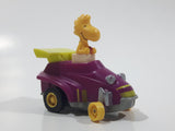 Vintage 1989 Peanuts Gang Pop Mobiles United Features Syndicate Woodstock Bird Character Plastic Toy Car Vehicle McDonald's Happy Meals Not Working