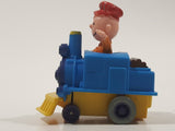 1989 Peanuts Charlie Brown Cartoon Character in Pullback Motorized Friction Toy Train Vehicle McDonald's Happy Meal Not Working