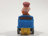 1989 Peanuts Charlie Brown Cartoon Character in Pullback Motorized Friction Toy Train Vehicle McDonald's Happy Meal Not Working