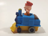 1989 Peanuts Charlie Brown Cartoon Character in Pullback Motorized Friction Toy Train Vehicle McDonald's Happy Meal Not Working