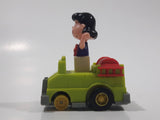Vintage McDonald's 1989 United Features Syndicate Peanuts Gang Pop Mobiles Lucy Van Pelt Green Plastic Toy Car Vehicle