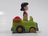 Vintage McDonald's 1989 United Features Syndicate Peanuts Gang Pop Mobiles Lucy Van Pelt Green Plastic Toy Car Vehicle