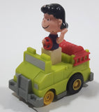 Vintage McDonald's 1989 United Features Syndicate Peanuts Gang Pop Mobiles Lucy Van Pelt Green Plastic Toy Car Vehicle