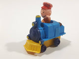 1989 Peanuts Charlie Brown Cartoon Character in Pullback Motorized Friction Toy Train Vehicle McDonald's Happy Meal Not Working Missing Rear Tires