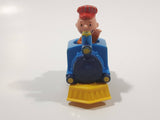 1989 Peanuts Charlie Brown Cartoon Character in Pullback Motorized Friction Toy Train Vehicle McDonald's Happy Meal Not Working Missing Rear Tires