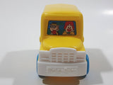 1996 Fisher Price McDonald's Characters Yellow School Bus Toy Plastic Toy Car Vehicle