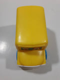 1996 Fisher Price McDonald's Characters Yellow School Bus Toy Plastic Toy Car Vehicle