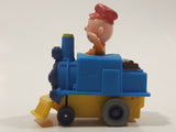 1989 Peanuts Charlie Brown Cartoon Character in Pullback Motorized Friction Toy Train Vehicle McDonald's Happy Meal Not Working