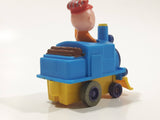 1989 Peanuts Charlie Brown Cartoon Character in Pullback Motorized Friction Toy Train Vehicle McDonald's Happy Meal Not Working