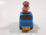 1989 Peanuts Charlie Brown Cartoon Character in Pullback Motorized Friction Toy Train Vehicle McDonald's Happy Meal Not Working
