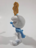 2011 McDonald's Peyo Smurfs Clumsy 4" Tall PVC Toy Figure