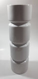 Torre & Tagus Collection Modern Stacked Cylinders Cylindrical White 12" Flower Vase