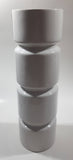 Torre & Tagus Collection Modern Stacked Cylinders Cylindrical White 12" Flower Vase