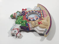 Rocking Horse Clown Teddy Bear Themed 3D Resin Photo Picture Frame