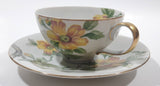Vintage Occupied Japan Meito Norleans China Sun Glory Pattern Tea Cup and Saucer Plate Set