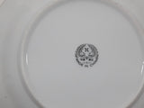 Set of 3 White with Gold Trim 7" Diameter China Side Plate Dishes Made in China