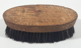 Wood Black Bristle Horse Brush 5 1/2" Long