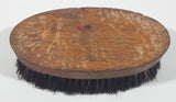 Wood Black Bristle Horse Brush 5 1/2" Long