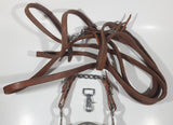 Brown Leather Lead and Horse Tack Bit 5 1/2" Wide