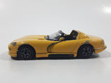 Burago Dodge Viper RT/10 Yellow 1/43 Scale Die Cast Toy Car Vehicle - Made in Italy