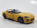 Burago Dodge Viper RT/10 Yellow 1/43 Scale Die Cast Toy Car Vehicle - Made in Italy