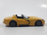 Burago Dodge Viper RT/10 Yellow 1/43 Scale Die Cast Toy Car Vehicle - Made in Italy