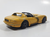 Burago Dodge Viper RT/10 Yellow 1/43 Scale Die Cast Toy Car Vehicle - Made in Italy