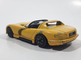 Burago Dodge Viper RT/10 Yellow 1/43 Scale Die Cast Toy Car Vehicle - Made in Italy
