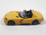 Burago Dodge Viper RT/10 Yellow 1/43 Scale Die Cast Toy Car Vehicle - Made in Italy