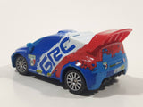 Mattel Disney Pixar Cars Raoul Caroule GRC France Blue White Red Die Cast Toy Car Vehicle V2809
