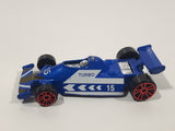 Maisto Formula 1 Turbo 15 Bruiser Blue and White Die Cast Toy Race Car Vehicle