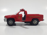 Maisto Dodge Ram Pickup Truck Search & Rescue Red 1/46 Scale Pull Back Die Cast Toy Car Vehicle with Opening Doors
