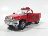 Maisto Dodge Ram Pickup Truck Search & Rescue Red 1/46 Scale Pull Back Die Cast Toy Car Vehicle with Opening Doors