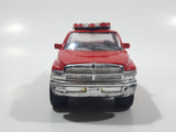 Maisto Dodge Ram Pickup Truck Search & Rescue Red 1/46 Scale Pull Back Die Cast Toy Car Vehicle with Opening Doors