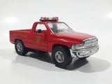 Maisto Dodge Ram Pickup Truck Search & Rescue Red 1/46 Scale Pull Back Die Cast Toy Car Vehicle with Opening Doors