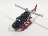 2016 Hot Wheels Police Pursuit Propper Chopper Black Die Cast Toy Helicopter