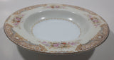 Vintage 1945 to 1952 Occupied Japan Noritake China Pink Flowers 8" Diameter Bowl Dish