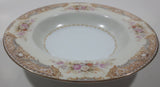 Vintage 1945 to 1952 Occupied Japan Noritake China Pink Flowers 8" Diameter Bowl Dish