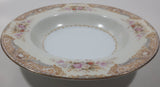 Vintage 1945 to 1952 Occupied Japan Noritake China Pink Flowers 8" Diameter Bowl Dish
