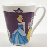 Disney Princesses Cinderella, Snow White, Belle, and Ariel 4 1/2" Tall Ceramic Coffee Mug Cup