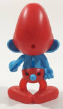 2016 Burger King Peyo Smurfs The Lost Village Papa Smurf Character 5" Tall Plastic Toy Figure