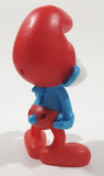 2016 Burger King Peyo Smurfs The Lost Village Papa Smurf Character 5" Tall Plastic Toy Figure