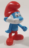 2016 Burger King Peyo Smurfs The Lost Village Papa Smurf Character 5" Tall Plastic Toy Figure
