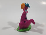 Rare 1997 Hanna Barbera The Flintstones Dino Playing The Tambourine 3" Tall Plastic Toy Figure