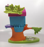 2002 Origin Products Polly Pocket Magnetic Treetop Clubhouse Treehouse 7 1/2" Tall Plastic Play Set