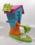 2002 Origin Products Polly Pocket Magnetic Treetop Clubhouse Treehouse 7 1/2" Tall Plastic Play Set