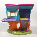 2002 Origin Products Polly Pocket Magnetic Treetop Clubhouse Treehouse 7 1/2" Tall Plastic Play Set