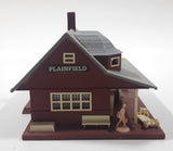 Grey and Brown Plastic Railroad Model Train Station Building